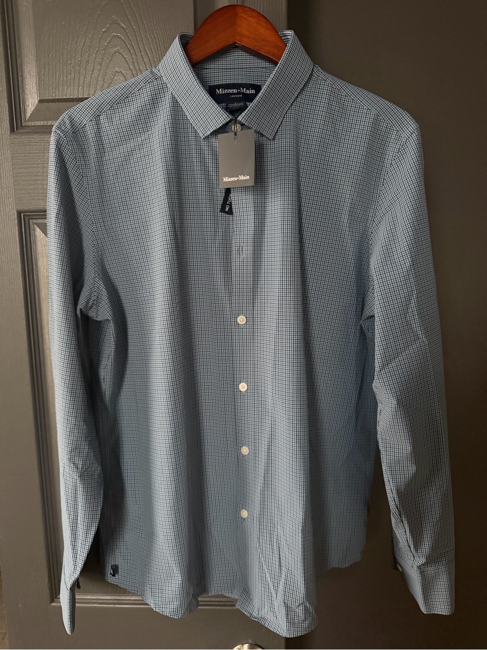 Mizzen+Main Leeward No Tuck shirt, Large, Trim Fit, NWT
